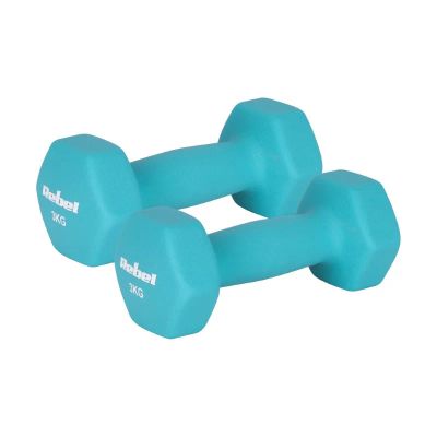 Sada liatinových a neoprénových činiek HEX REBEL RBA-2330-3 2x3kg