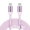 Kábel KRUGER & MATZ KM1269-1P Basic USB-C/USB-C 1m Pink