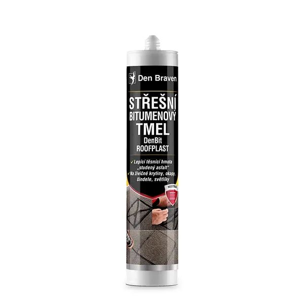 Tmel strešný bitúmenový DEN BRAVEN DenBit Roofplast čierny 310ml