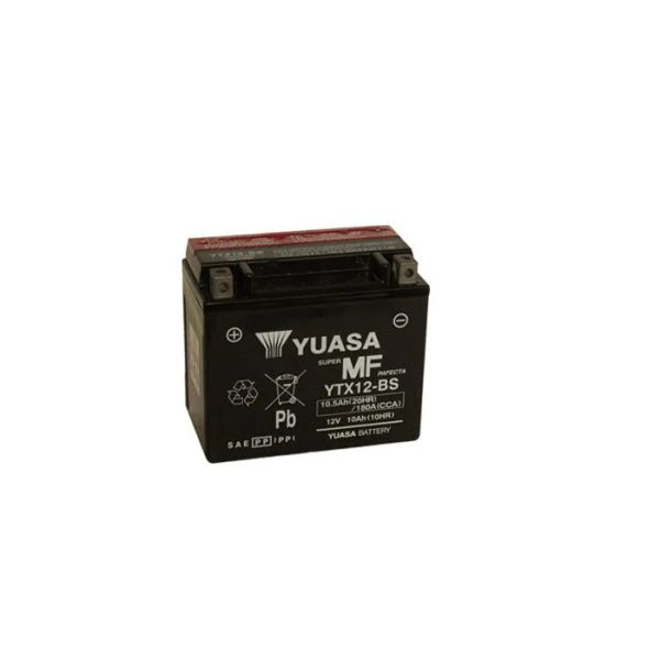 Batéria motocyklová 12V/10Ah YUASA YTX12-BS