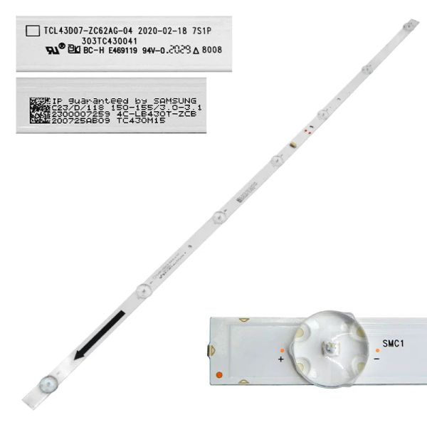 LED podsvit GoSAT GS4380, 1 pásik