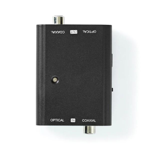 Prevodník 2x Toslink/2x Cinch NEDIS ACON2507BK