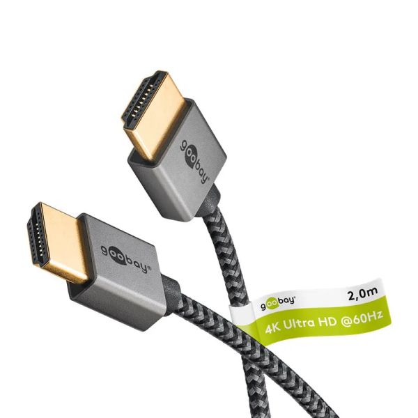 Kábel GOOBAY 75753 HDMI Slim High Speed s Ethernetom 2.0 4K 2m