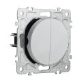 Vypínač ELECTROMALT OVAL OVA1009W biely