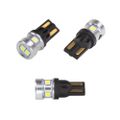 Autožiarovka LED T10 9-50V CARCLEVER 952035cb 6LED/3030SMD CAN-Bus biela 2ks
