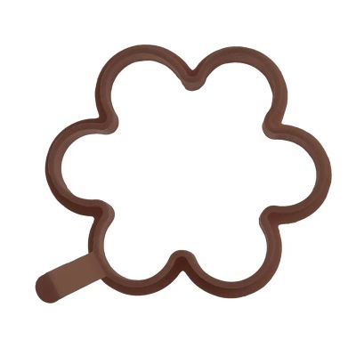 Forma na pečenie lievancov/volských ôk ORION Kvet 11 cm Brown