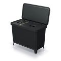 Kôš odpadkový SYSTEMA čierny 1x10l+1x23l