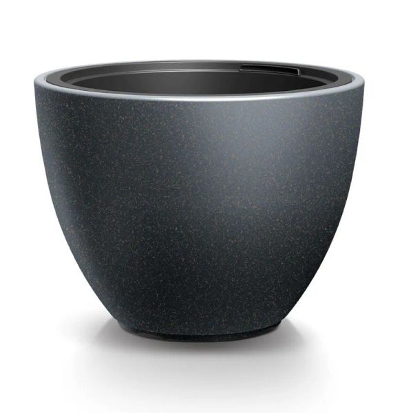 Kvetináč HEOS ECO WOOD antracit 29,8cm