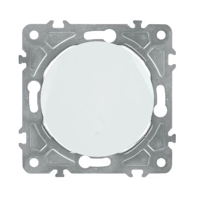 Vypínač ELECTROMALT OVAL OVA1021W biely