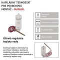 Príložný manuálny kapilárový termostat P5682