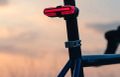 Svietidlo na bicykel zadný ROCKBROS REX01 brzdový, svetelný, vibračný senzor