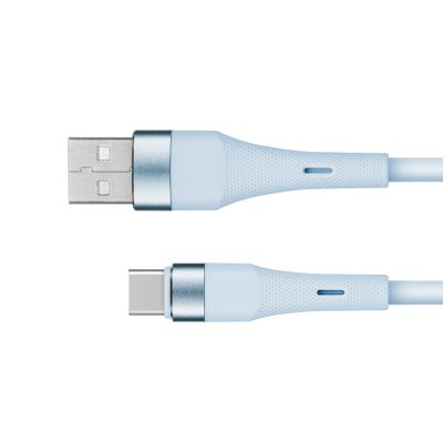 Kábel KRUGER & MATZ KM1268-1BL Basic USB/USB-C 1m Blue