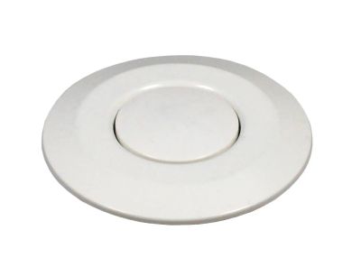 EcoMaster Krytka pneutlačidla guľatá Biela