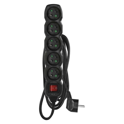 Predlžovací kábel 5 zásuviek 2 m EMOS PC1512