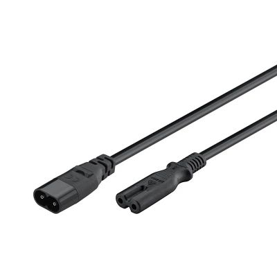 Kábel predlžovací C7/C8 GOOBAY 97201 2m čierny