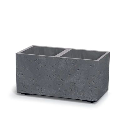 Kvetináč SIERRA CASE BETON EFFECT marengo 57,7cm