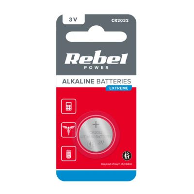 Batéria CR2032 REBEL EXTREME 1ks / blister
