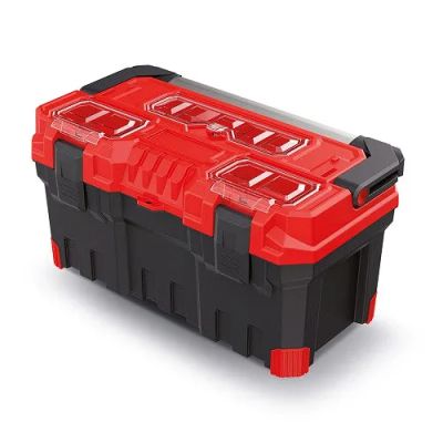 Kufor na náradie KISTENBERG TITAN PLUS červený 554x286x276mm