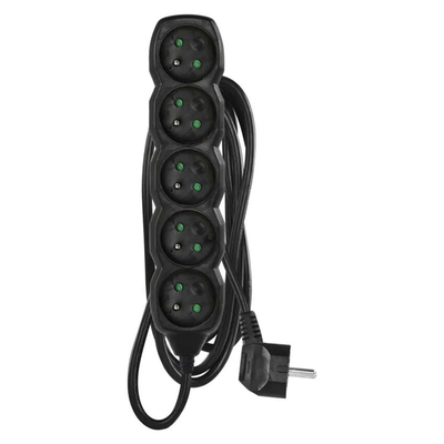 Predlžovací prívod 5 zásuviek 2 m EMOS PC0512