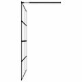 vidaXL Sprchová zástena walk-in, matné tvrdené sklo 140x195 cm