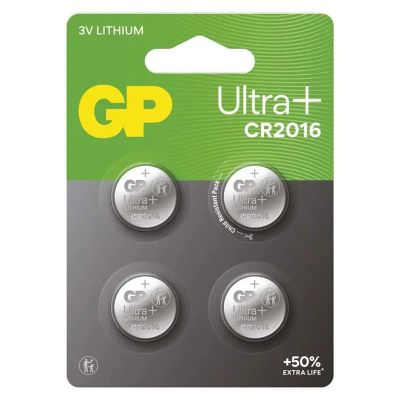 Batéria CR2016 GP lítiová 4ks