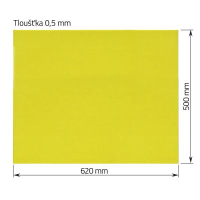 Epoxidová izolačná doska 0,5 × 500 × 620 mm pre batériové súpravy