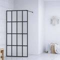 vidaXL Sprchová zástena walk-in, matné tvrdené sklo 140x195 cm