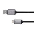 Kábel KRUGER & MATZ KM1239 Basic USB/USB-C 1m Black