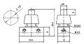 Prepínač tlačidlo okrúhle typ-1 ON-OFF 250V/1A biele