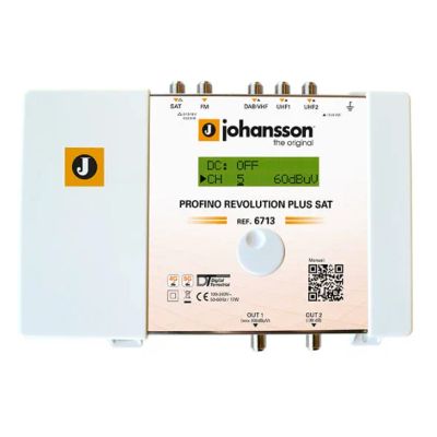 Anténny zosilňovač programovateľný Johansson 6713 Profine Revolution Plus SAT