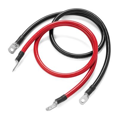 Prepojovacie káble pre batérie 30cm 6 AWG (červený + čierny)