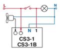 Časový spínač ELEKTROBOCK CS3-1 pre ventilátory