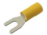 Vidlička 4.3 mm, vodič 4.0-6.0 mm žltá