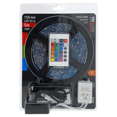 LED pásik 12V 5050 30LED/m IP65 18W TRIXLINE TR 644 RGB 5m