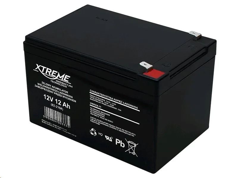 Olovená batéria 12 V / 12 Ah XTREME / Enerwell bezúdržbový akumulátor