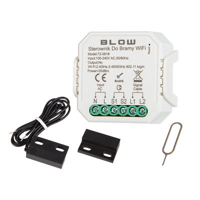 Smart ovládač garážových brán BLOW 72-081 WiFi Tuya