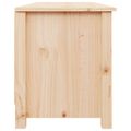vidaXL Skrinka na topánky 110x38x45,5 cm masívna borovica
