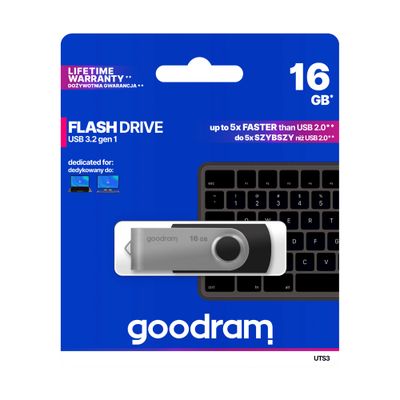 USB kľúč GOODRAM USB 3.2 16 GB čierny