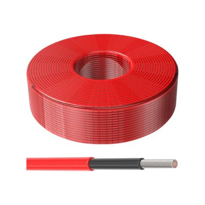 Solárny kábel 4mm2, červený, 100m