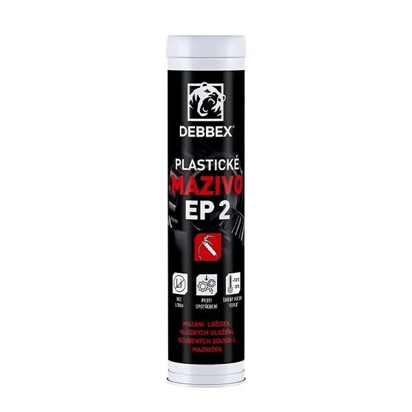 Plastické mazivo DEBBEX EP 2 žlté 400ml
