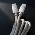 Kábel Forever Vibe USB-C - USB-C 1,0 m 60W strieborný