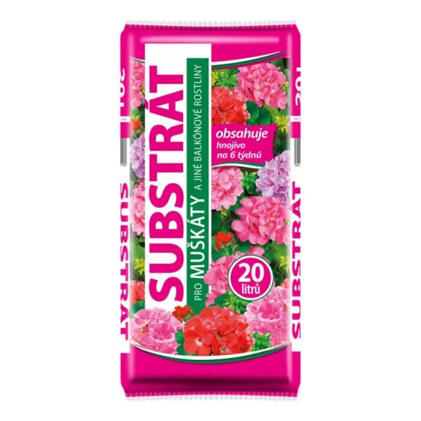 Substrát pre muškáty FORESTINA Standard 20 l