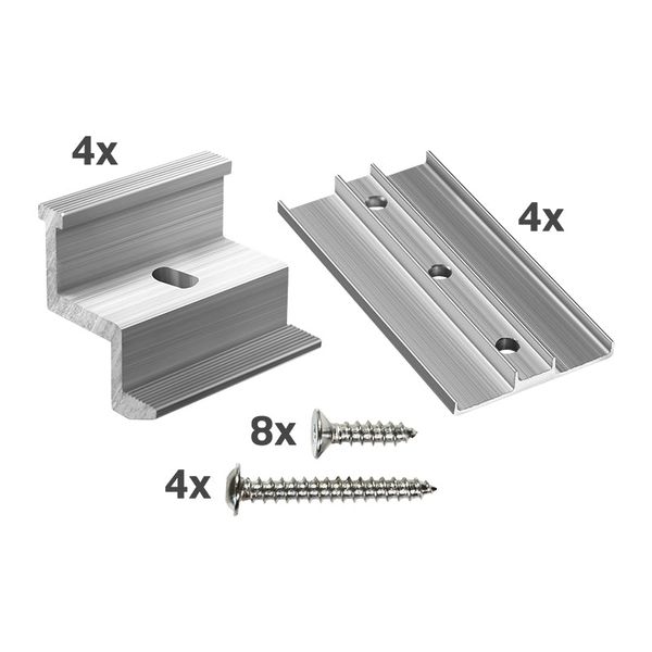 Držiak k solárnym vanám pre panely š. 1038 mm, hrúbka 30 mm