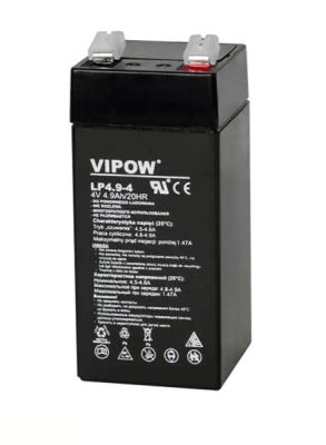 Batéria olovená 4V 4.9Ah VIPOW BAT0271