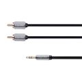 Kábel Jack 3.5mm stereo/2x Cinch 1m KRUGER & MATZ KM0309