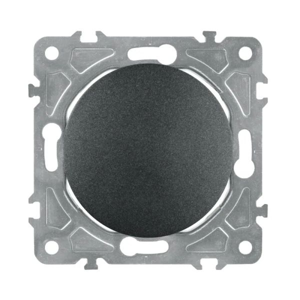 Vypínač ELECTROMALT OVAL OVA1021B čierny