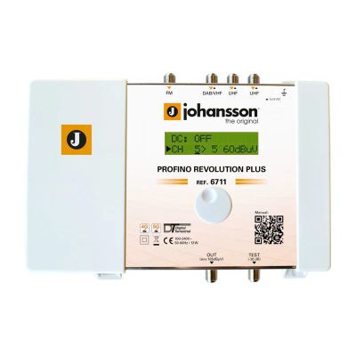 Anténny zosilňovač programovateľný JOHANSSON 6711 Profino Revolution PLUS