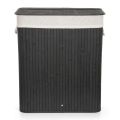 Kôš na bielizeň G21 Bambus 105l Black