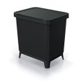 Kôš odpadkový SYSTEMA čierny 29l