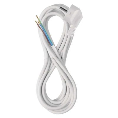 Flexo šnúra PVC 3x1,0mm 5m biela EMOS S14315